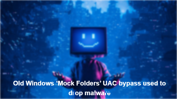 Old Windows ‘Mock Folders’ UAC bypass used to drop malware